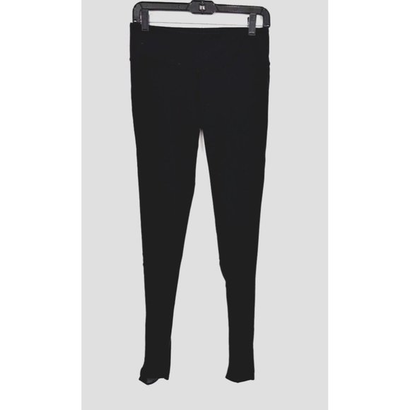 Split 59 X Pure Barre Logo Leggings Black Size Medium Mesh Ruched Front - Picture 1 of 12